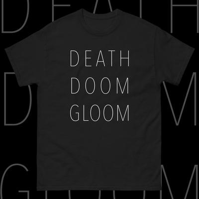 Death Doom Gloom Shirt Gothic Nu Goth Emo Tumblr Ästhetisches T-Shirt Unisex T-Shirt