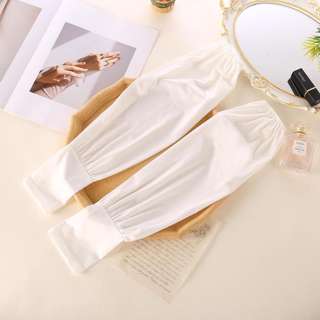 Ice Silk Sun Protection Sleeves: Breathable, Loose-Fit Arm Covers for Cycling, Driving, and Travel