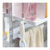 Yamazaki Jitsugyo Tower Magnetic Bathroom Rack Large Approx. 28X12.5X12cm Tower Black