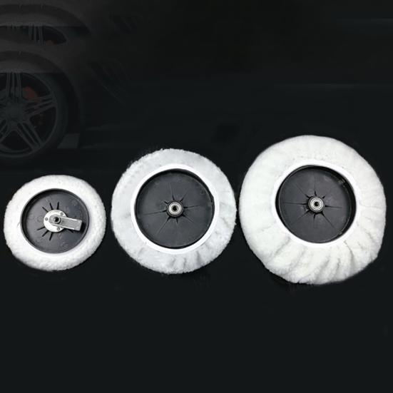 2 ks Cashmere Polishing Bonnet Buffer Microfiber Car Paint Wax Polisher Kryt