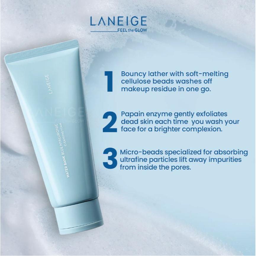 LANEIGE Water Bank Blue Hyaluronic Cleansing Spuma 150g