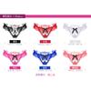 Sexy Panties Women's Beautiful Buttocks Lace Novelty Thong Pearl Massage Transparent Hollow T-pants 2172