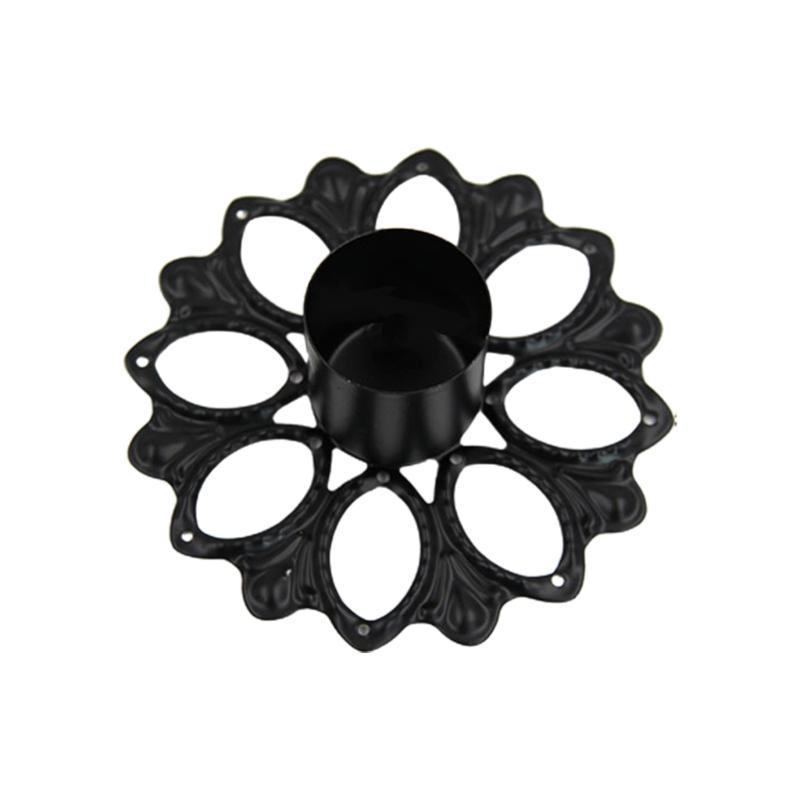 European Wrought Iron Holder Decorative Candlestick Stand Decoration for Home Bedroom Room Dormitory