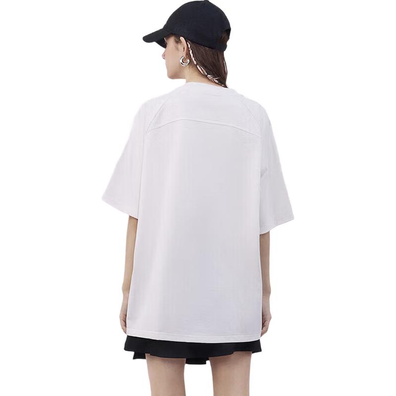 FILA FUSION Unisex Letter Print Short Sleeve T-Shirt 180/100A