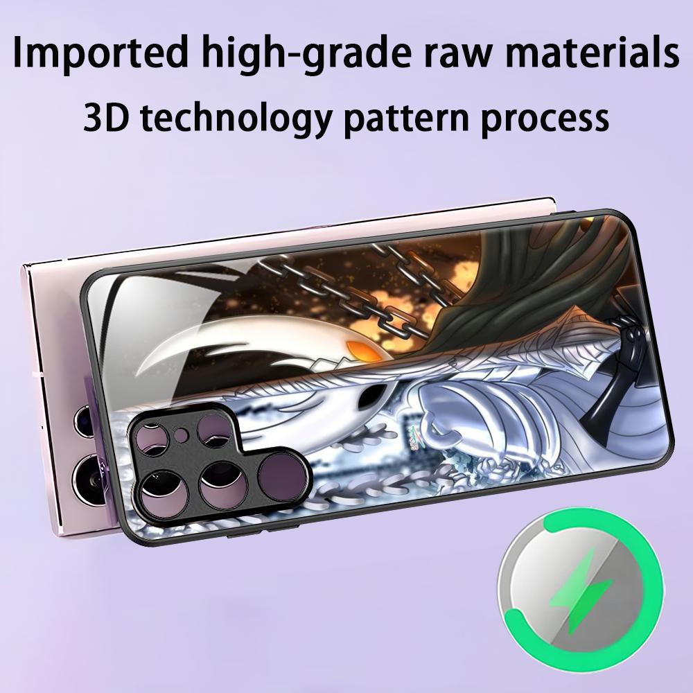 HOT GAME Hollow Knight Silksong Phone Case For Samsung S25 S24 S23 S22 S21 S20 Plus Ultra Note20 Glass Magnetic Case