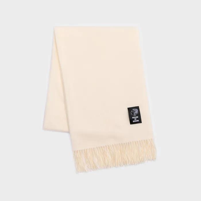 [Gift]_Plain Scarf Ivory