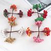 20 pcs/bag Creative Simulation Foam Frost-Fall Christmas Small Berries DIY Handmade Hair Decoration Accessories Floral Canes Wreath Material
