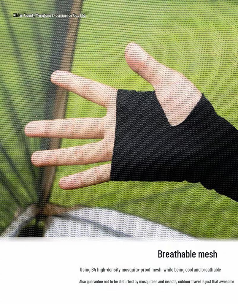 Four-Season Mosquito, Sun, and Rainproof Camping Awning Canopy