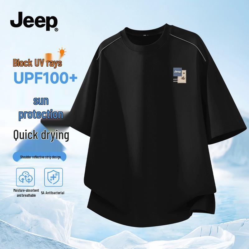 JEEP Men s 2026 Quick-Dry Antibacterial Sports T-Shirt Z 3XL