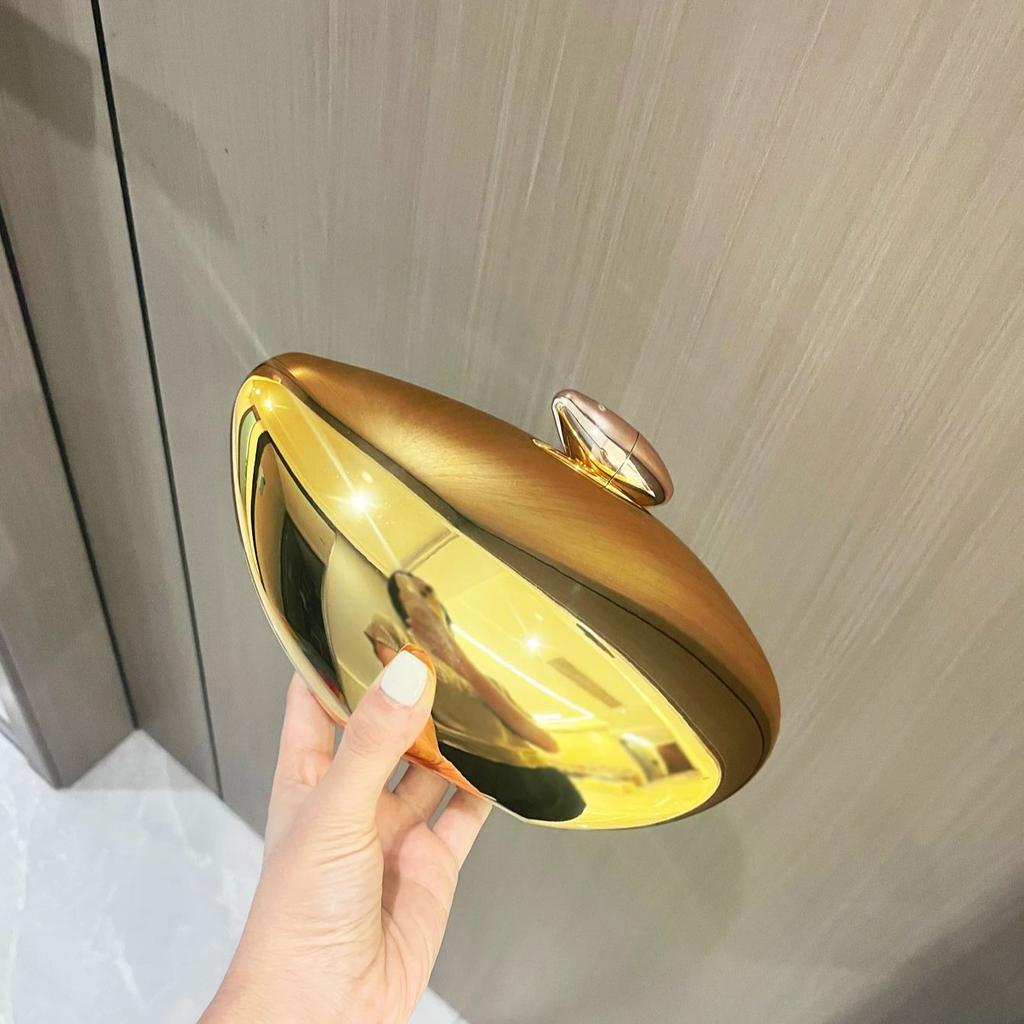 Small Bag Golden Evening Bag Purses and Handbag Luxury Designer Shoulder Bag Party Wedding Acrylic Clutch Purse