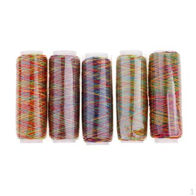 5 Pieces 150D Colorful Sewing Thread All Purpose Threads for Hand Machine