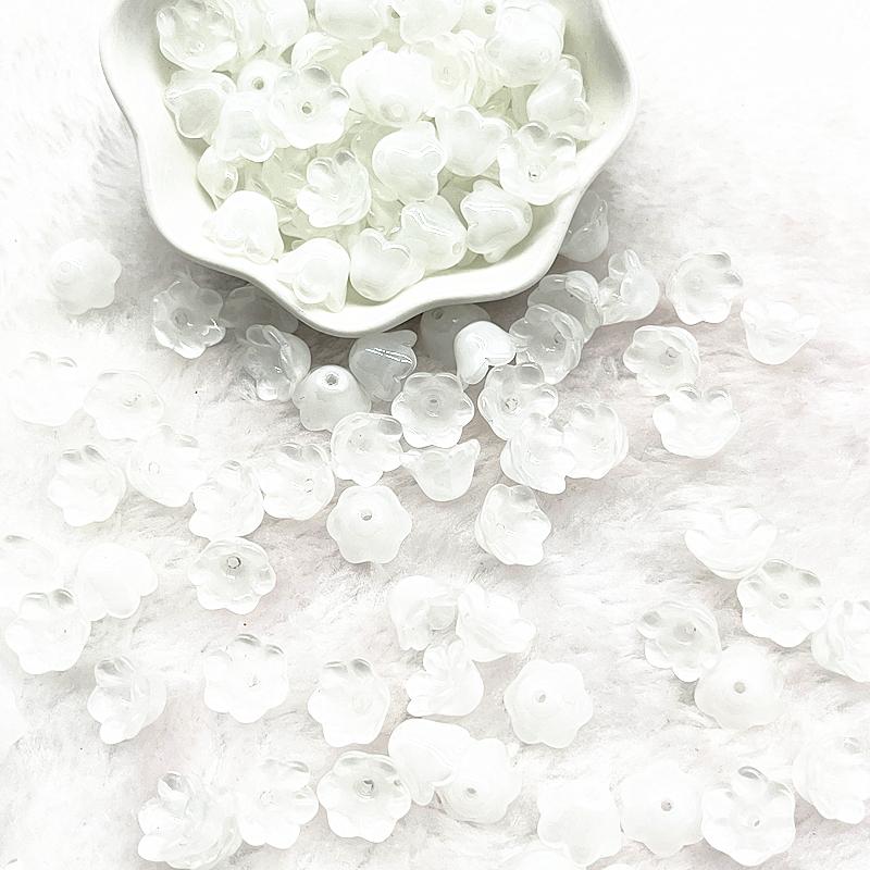 

20 шт./компл. 7X12 мм красочные бусины-колокольчики, колпачки, стеклянные бусины-разделители для изготовления ювелирных изделий, браслетов «сделай сам», шпилька для волос