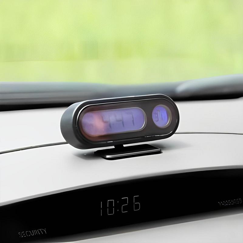 Car Digital Temperature Dashboard Clock LED Light Weather Clock Car Thermograph Car Accessory Car Clock Thermograph For Golf