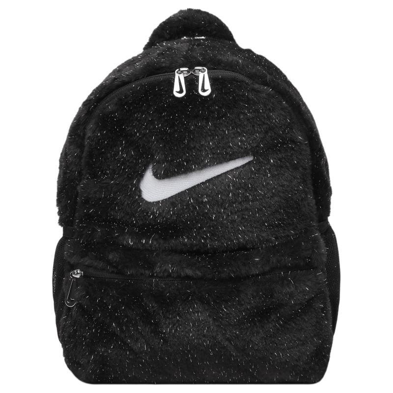 Nike Big Kids' Faux Fur Backpack 11L Casual FZ1330-010