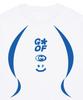 GRAVER [Unisex] 3 Logo Smile Line Short Sleeve T-Shirt_White