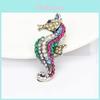 Marine Life Brooch Alloy Retro Seahorse Jewelry Accessory For Men And Women
