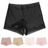 Men Boxer Underwear Sexy Mid-rise U-Convex Slim Fit Elastic Shorts Panties Ultra-thin Smooth Ice Silk Panties