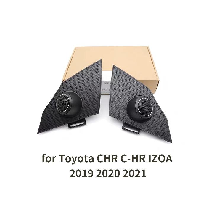 Car Interior Front Dashboard Tweeter Horn Audio Trim Cap Panel Modification for Toyota CHR C-HR IZOA 2019 2020 2021 1 pair