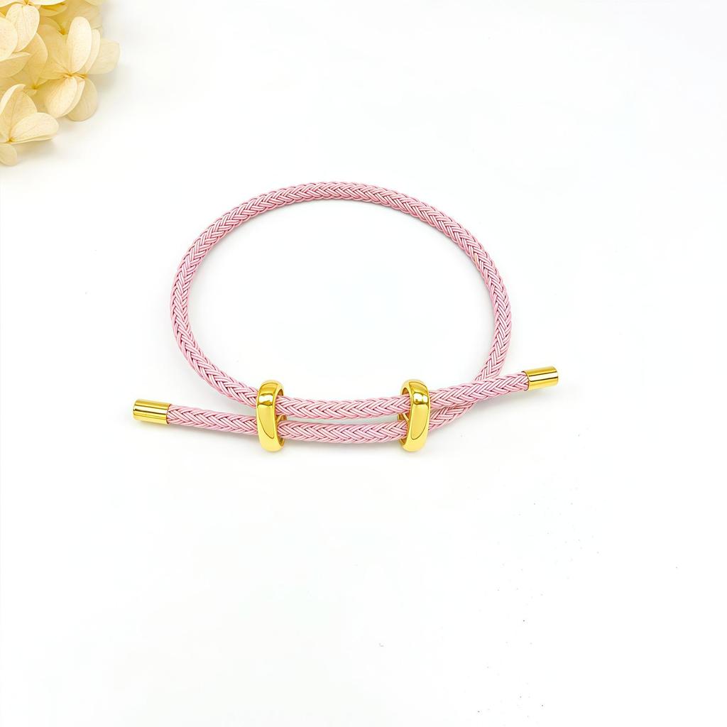 DIY Verstellbares Perlenarmband aus Stahldraht mit 8-Figur-Schnalle