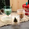 Shangqi Christmas Star Wish Double Wall Glass Mug