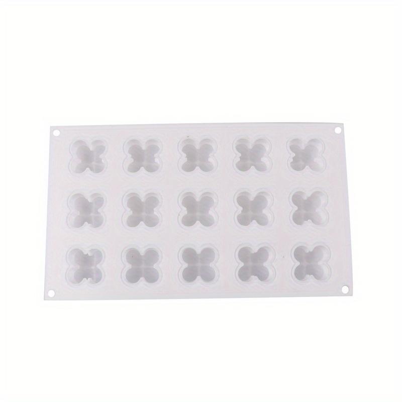 

1pc 15-cavities Mini 3D Cube Mold, Silicone Square Bubble Molds, Candle Plaster Mould