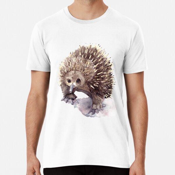 

Australian Echidna Watercolour TShirt Made in Australia Unisex T-Shirt M