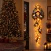 Decorazione Murale Presepe Luminoso di Natale Ornamento Appeso Luminoso di Natale Luci LED per Interni