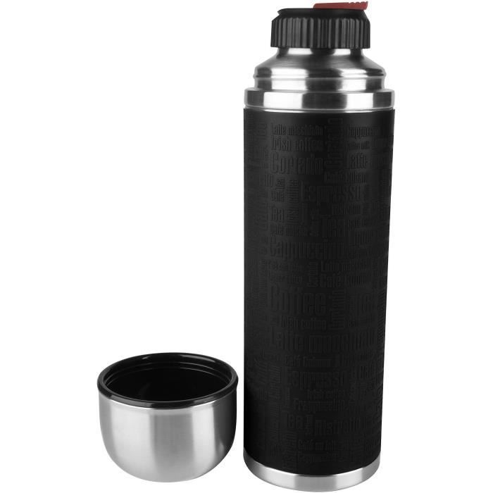 EMSA Bouteille isotherme Senator 1L inox - Noir