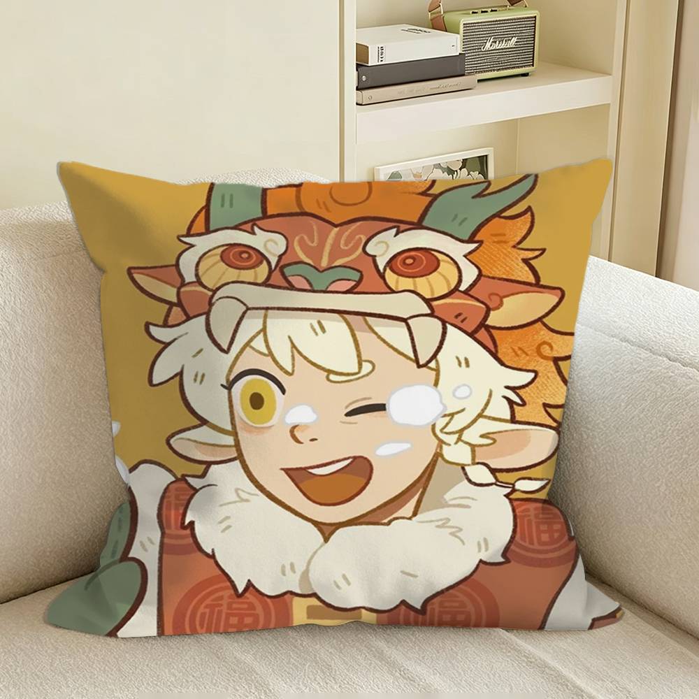 Manga All SSaints SStreet Square Sofa Pillow Cover Solid Color Living Room Home Decor Cushion Case