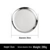 Korean Style Stainless Steel Round Plate