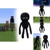 Minecraft Enderman Plush Toy With Pp Cotton Filling For Collectors And Kids