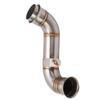 Motorcycle Middle Exhaust Pipe Stainless Steel Silver Rustproof Heat Resistant Replacement For Adventure 790 2019‑2022