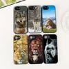 Casing for Motorola Moto G55 G45 G75 G85 G35 Edge 50 30 Fusion 40 NEO Ultra Pro Phone Cover Soft Case Lion Stalking Wolf Art