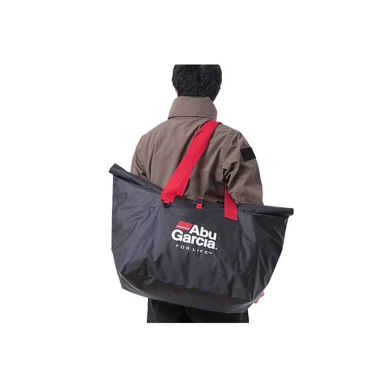 Abu Garcia (Abu Garcia) Tarpaulin Tote Bag, Waterproof, 3 L, Black