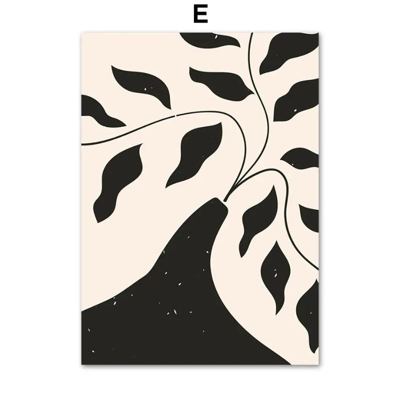 Botanical Floral Posters And Prints Abstract Lines Picasso Matisse Wall Art Canvas Painting For Living Room Decorative Pictures