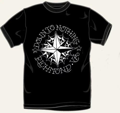 New Music Down To Nothing Nautical Black T Shirt S