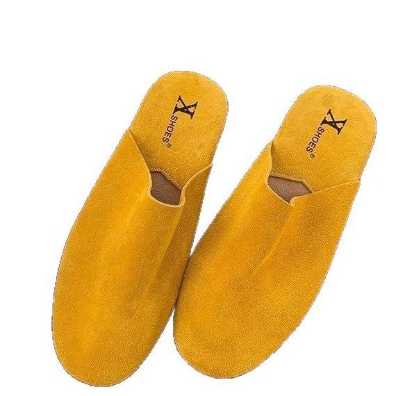 Soft-soled fashion Boken shoes for women in the spring of 2025, ugly and cute new models, wearing a pedal bag head and half slippers tide