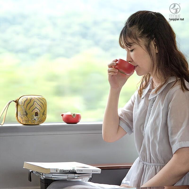 WanqianTang Ceramic Travel Tea Set