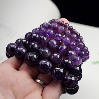 Natural Crystal Bracelet Women Dream Amethyst String DIY Upcountry Purple Natural Gemstone Girlfriends Hand Jewellery