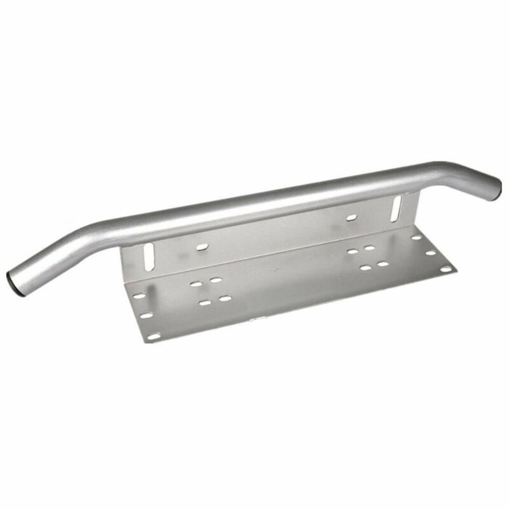 Car Front Bumper License Plate Mount Bracket Working Light Holder For Jeep Truck