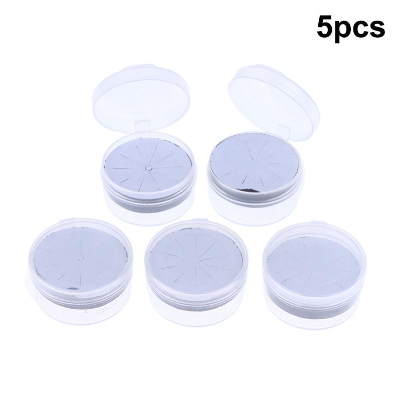 5Pcs Round /Square Transparent Fly Fishing Box Foam Design Insert Small Types Plastic Mini Storage Fishing Tackle Box Cases