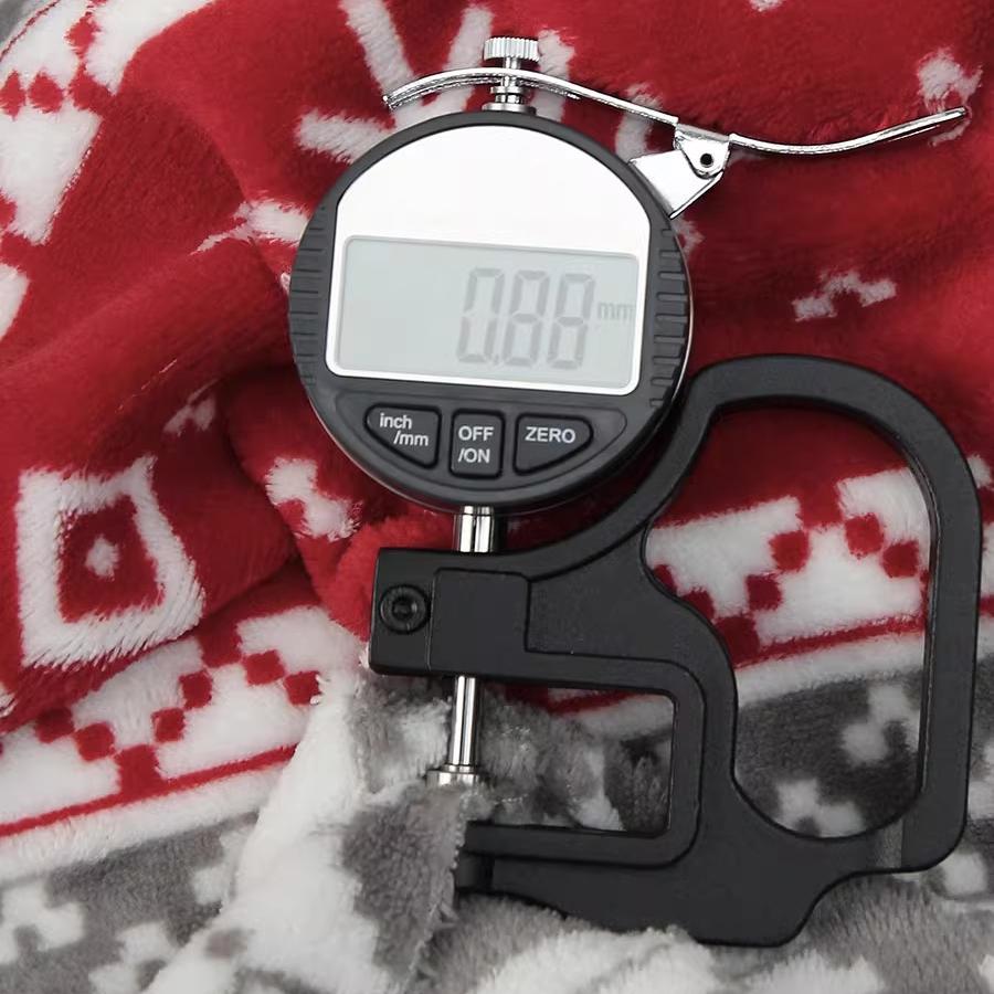 0.5m/1m/2m Coral Fleece Christmas Printed Fabric for Winter Sleepwear Pants Bedding Home Wear Handmade DIY Sewing Fabrics