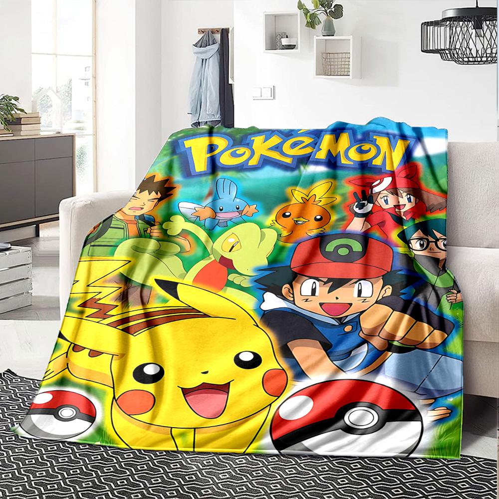 1pc Gengar Space Adventure Flannel Blanket,Ultra Soft Warm Plush Throw for Home Bedroom Bed Sofa Cover Camping Picnic Gift Y72430
