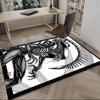 Alien Fire  Carpet, Kitchen Rugs, Yoga Mat, Non-Slip Mats, Rug for Bathroom, Living Room Bedroom, Camping Rugs Christmas Gift