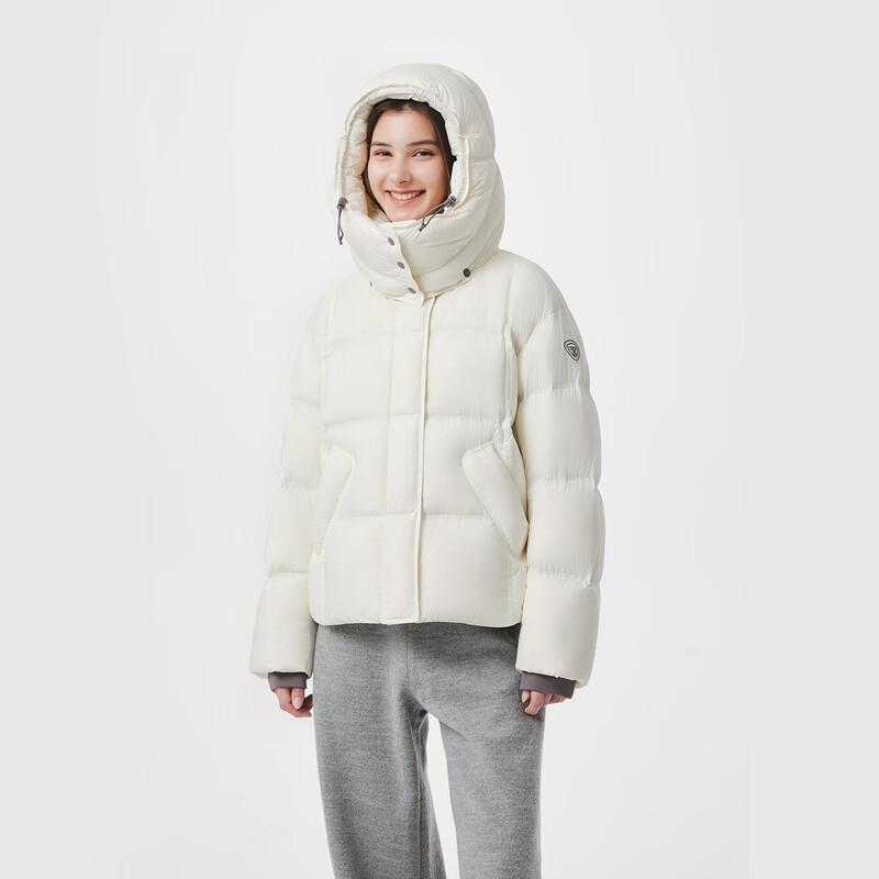 Tanboer Women's Oversized Puffer Down Jacket with Detachable Hood