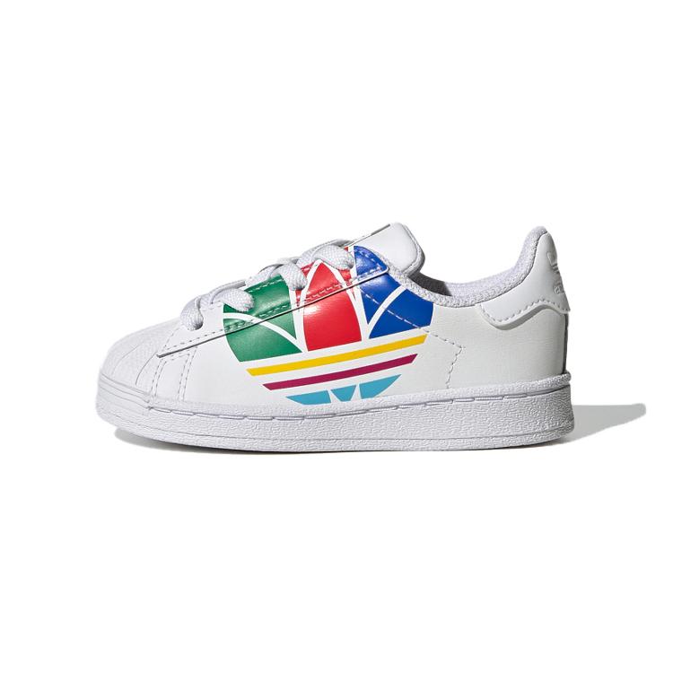 

Adidas Originals Superstar Pure EI TD Нескользящая Амортизация Низкие Кеды для Скейтборда Белый Красный Зеленый FW4017 25.5
