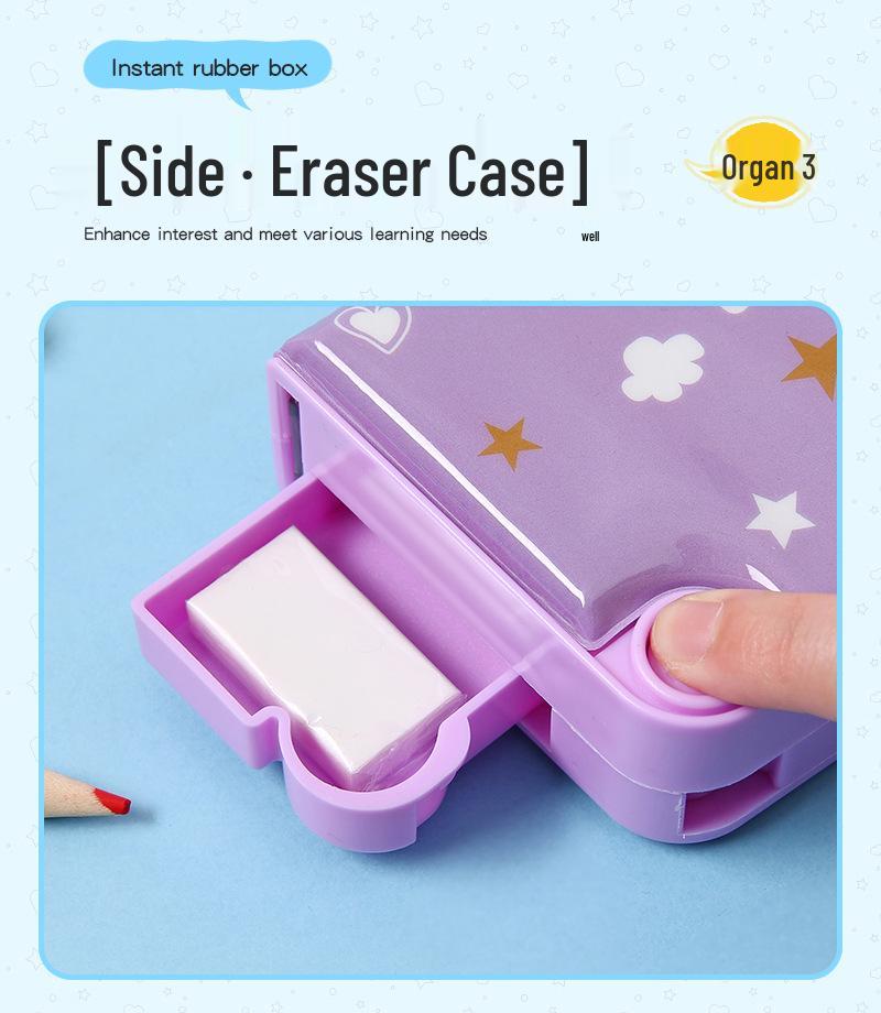 Astuccio Double-sided ad Ampia Capacità per Ragazzi e Ragazze - Scatola Versatile per Cancelleria Scolastica