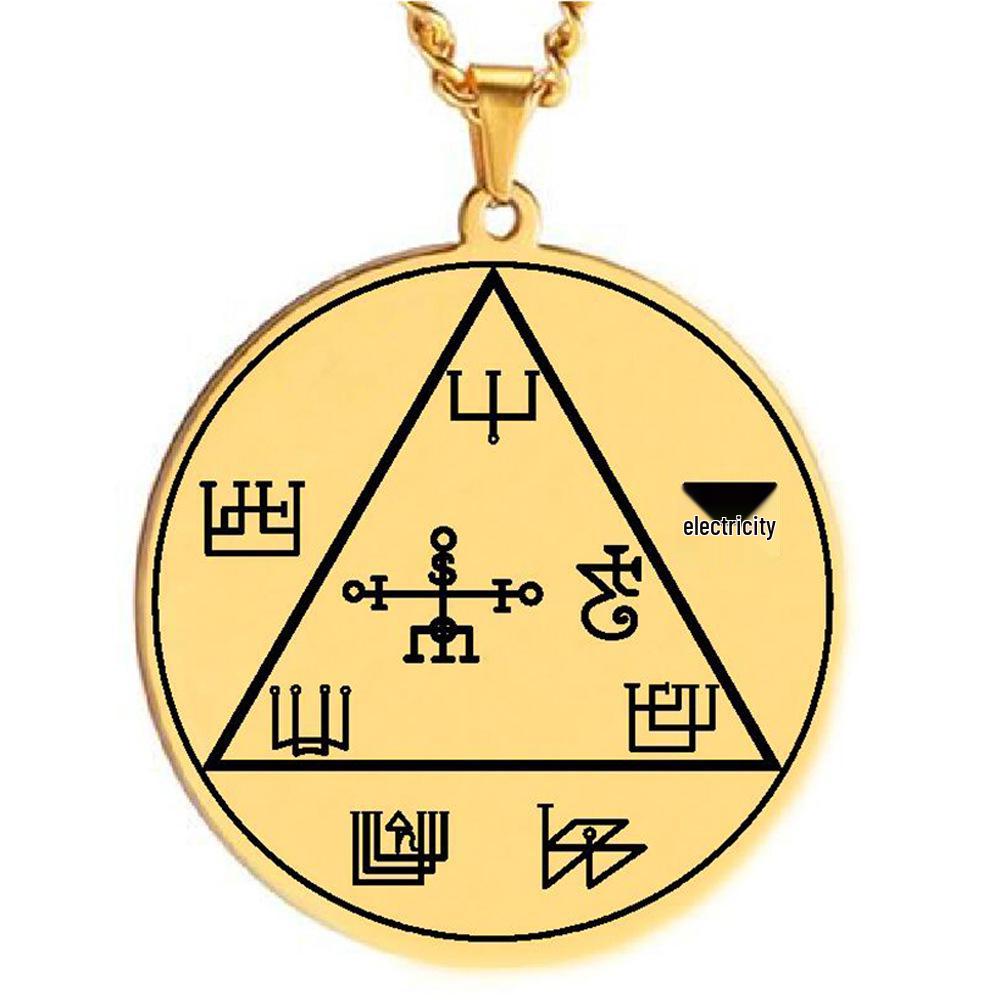 

Амулет Ангела-Хранителя Йератель: Подвеска-кулон из нержавеющей стали с лазерной гравировкой для защиты от врагов