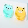 4Pcs Plug Bracket Wall-mounted Punch-free Strong Load-bearing Cute Bear Self-adhesive Wall Hanging Plug Socket Holder Daily Use