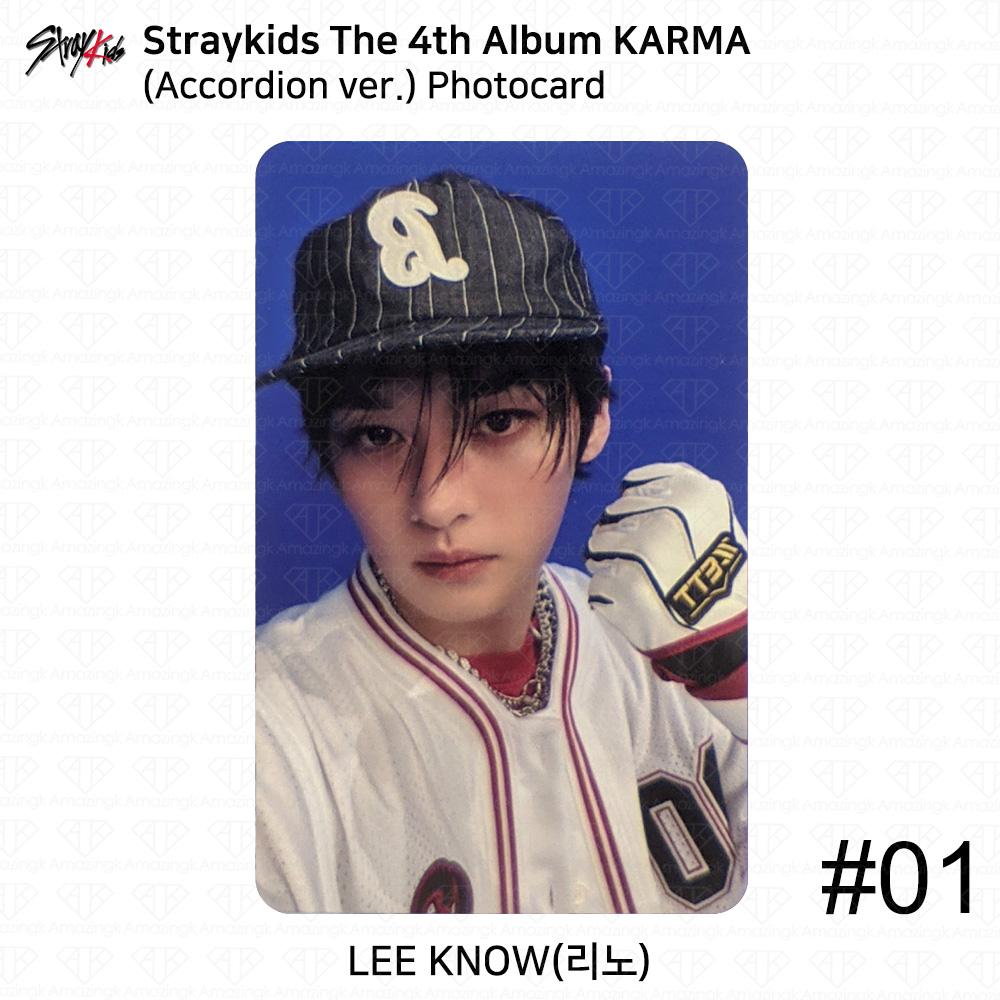 Stray Kids 4. Album Karma wersja Akordeon Oficjalna Fotokarta